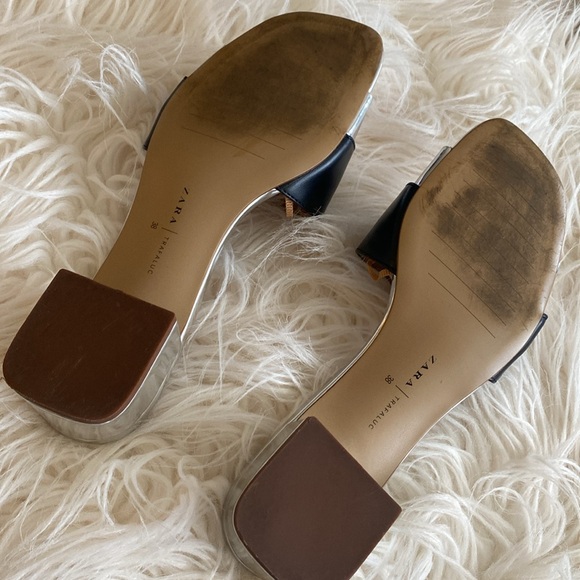 ZARA Trafaluc flip on sandals - Picture 7 of 13